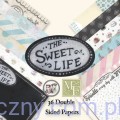 Papiery Ozdobne 36 ark The Sweet Life 15x15 cm