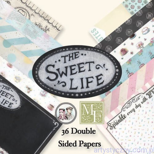 Papiery Ozdobne 36 ark The Sweet Life 15x15 cm