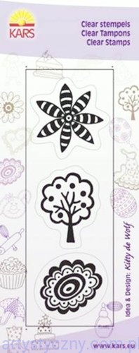 Stemple Akrylowe - Flower Fantasy - Drzewko Kwiatki