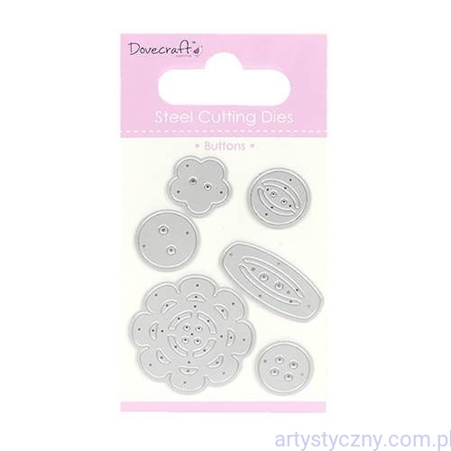 Wykrojniki Dovecraft (6szt) - Buttons - Guziki 063