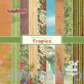 Papiery ScrapBerry's - Tropics, 24 ark 15х15 сm