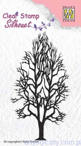 Stempel Akrylowy Nellie - Tree - Drzewo SIL008