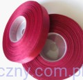 Tasiemka satynowa, wstążka 12mm - Bordowa 108