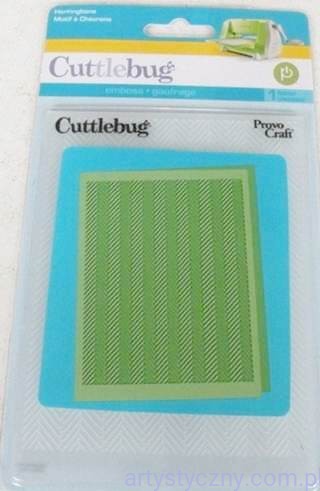 Folder Cuttlebug  A6 - Herringbone