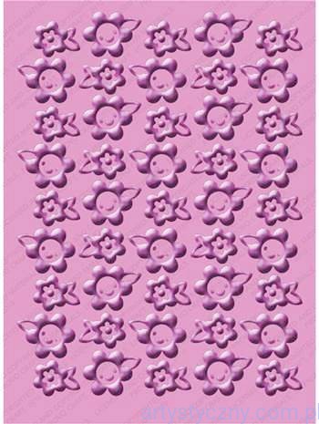 Folder Cuttlebug A6 - Create a Critter - Słodkie Kwiatuszki