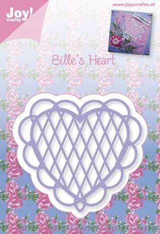 Wykrojnik Joy! Crafts - Bille's Hearts - Ażurowe Serce Serduszko 6002/0344