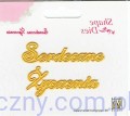 Wykrojniki Nellie - Serdeczne Życzenia - SD068