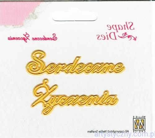 Wykrojniki Nellie - Serdeczne Życzenia - SD068