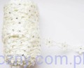 Aplikacje Fantazja Plecionka Ecru Cyrkonie 80 szt