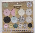 Tekturowe Guziki - Classic Elegance Chipboard Buttons