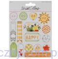 Tekturowe Guziki - Nine &amp; Co. Collection - Decorative Buttons