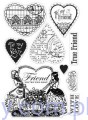 Stemple Akrylowe - Kissing Booth - Niespotykane Serca Serduszka