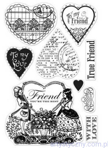 Stemple Akrylowe - Kissing Booth - Niespotykane Serca Serduszka