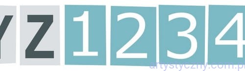 Washi Tape 8m - Numbers - Papierowa Taśma Tasiemka