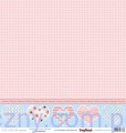 Papier do Scrapbookingu - Hearts and Love Letters 30x30сm