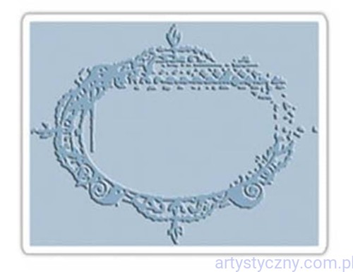 Folder Sizzix A6 - Fancy Frame - Ramka Retro