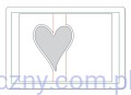 Wykrojnik Sizzix - Movers &amp; Shapers - L Die - Card, Heart Flip-its - KARTKA - 657590