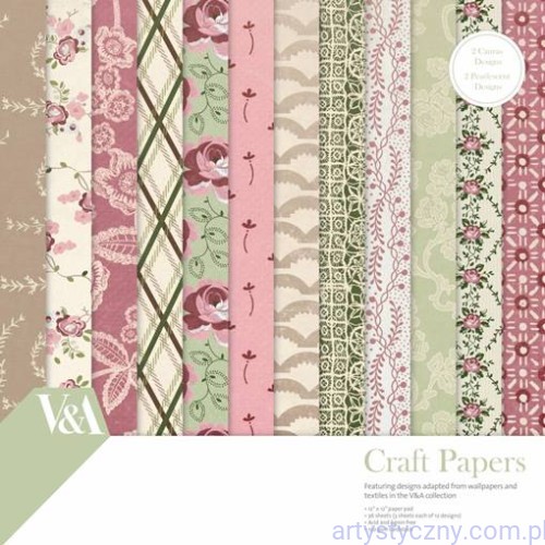 Papiery Ozdobne - Victoria and Albert FSC - 30x30cm ~ 36 ark