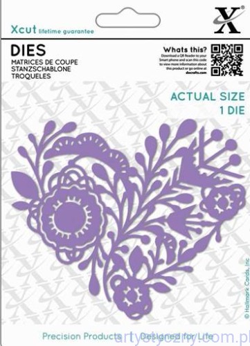 Wykrojnik Xcut - Folk Heart - Serce XCU 503443