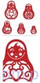 Wykrojniki Xcut - Russian Dolls - Matrioszki XCU 503235