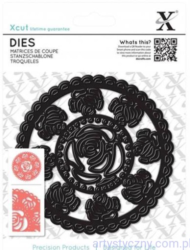 Wykrojnik Xcut - Rose Doily - Serwetka Różyczki XCU 503219