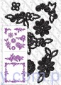 Wykrojniki Xcut - 9 szt - Floral Frame - Kwiaty Liście XCU 503234