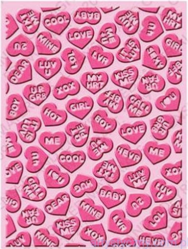 Folder Cuttlebug B6 - Love is in the Air - Serduszka