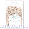 Drewniane Litery Alfabet - 100 szt