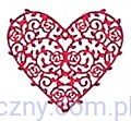 Wykrojnik Xcut - Floral Filigree Heart - Kwiatowe Serce  XCU 503229
