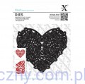 Wykrojnik Xcut - Floral Filigree Heart - Kwiatowe Serce  XCU 503229