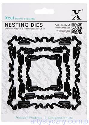 Wykrojniki Xcut 3 szt - Ornate Frame - Ramki XCU 503042
