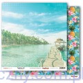 Zestaw papierów do scrapbookingu Orientalne TROPICS  -7ark - 30x30cm