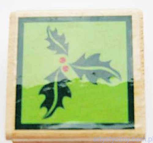 Stempel Ozdobny - Gałązki Ostrokrzewu