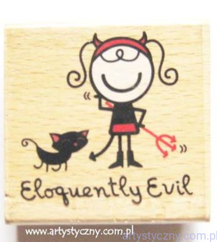 Stempel Ozdobny Smirk ~ Eloquently Evil