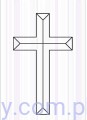 Stempel Akrylowy - Cross - Krzyż 002