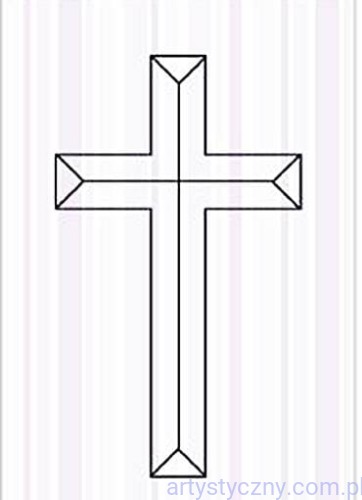 Stempel Akrylowy - Cross - Krzyż 002