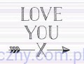 Stempel Akrylowy - Love You 014