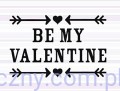 Stempel Akrylowy - BE MY VALENTINE  016