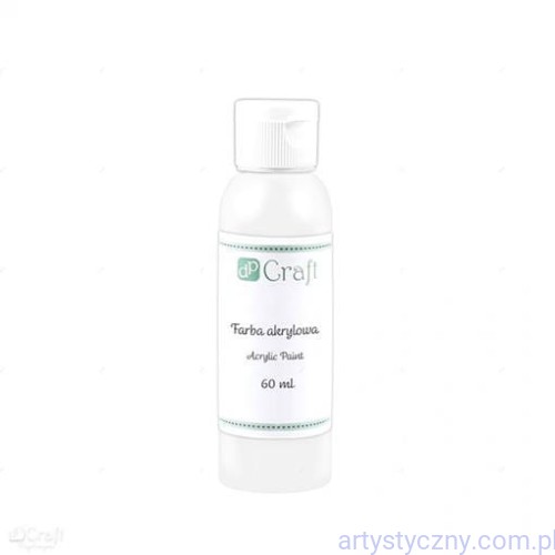 Farba Akrylowa 60ml - WHITE - Biała DPFA-001