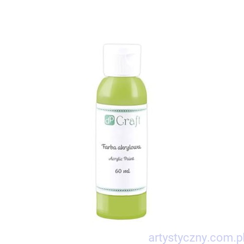 Farba Akrylowa 60ml -  YELLOW CITRON - Młoda Zieleń