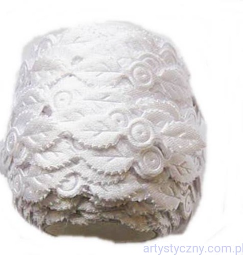 Aplikacje Listki Liście do Różyczek ~ BIAŁE ~ 20 szt