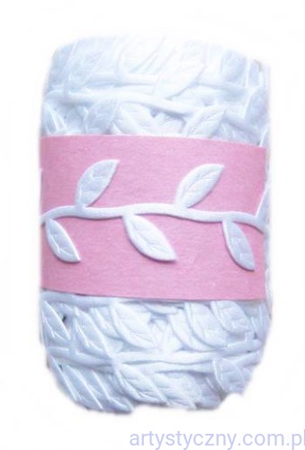 Aplikacje łodyga gałązka listki BIAŁA ~ 1 metr