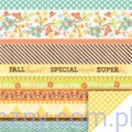 Papier do Scrapbookingu, Fall Leaves Kwiaty 30x30сm