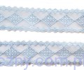 25. Błękitna Koronka Romby - 1 metr