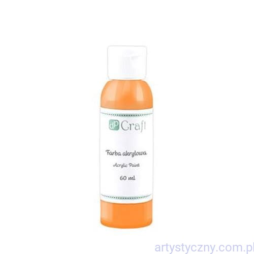 Farba Akrylowa 60ml -  CADMIUM ORANGE - Pomarańczowa