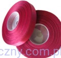 Tasiemka satynowa, wstążka 12mm - Bordowa 108