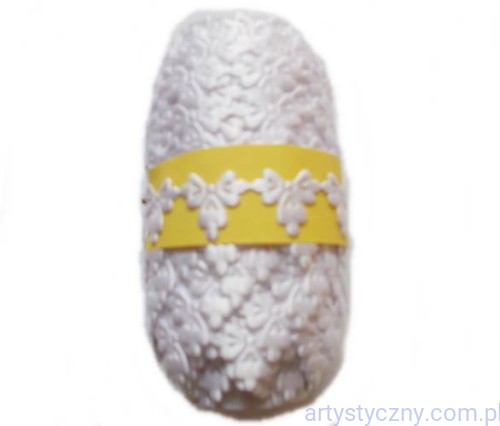 Aplikacje ~ Białe Koronkowe Kwiatki ~ 50 szt