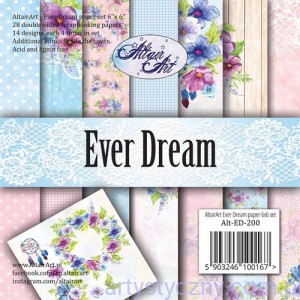 Zestaw papierów do scrapbookingu - Ever Dream - 15x15cm - 28ark
