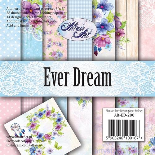 Zestaw papierów do scrapbookingu - Ever Dream - 15x15cm - 28ark