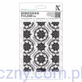 Xcut A6 Embossing Folder -  Ornate Foliage - Ozdobne Liście